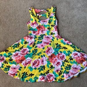 Yellow summer dress